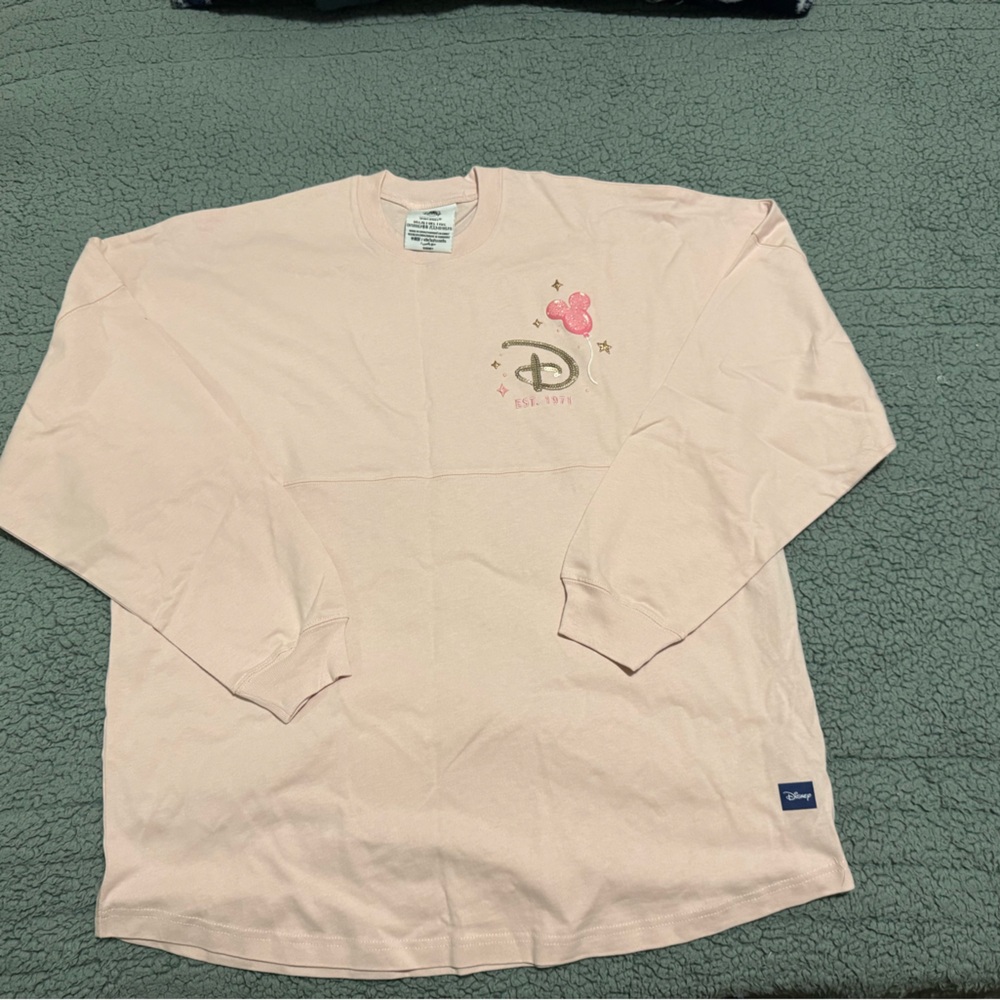 Disney Light Pink Mickey Balloon Jersey